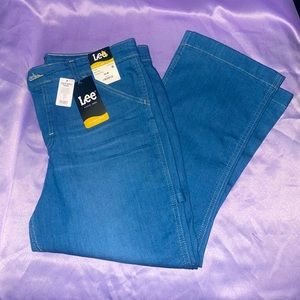 Lee Women’s Cropped Flare Wide Leg Jeans 16M